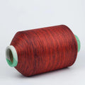 75D Polyester Twisted Space-Dyed Yarn  – Multi-Color Textured Effect | Custom Color & Spec | 1kg/Cone