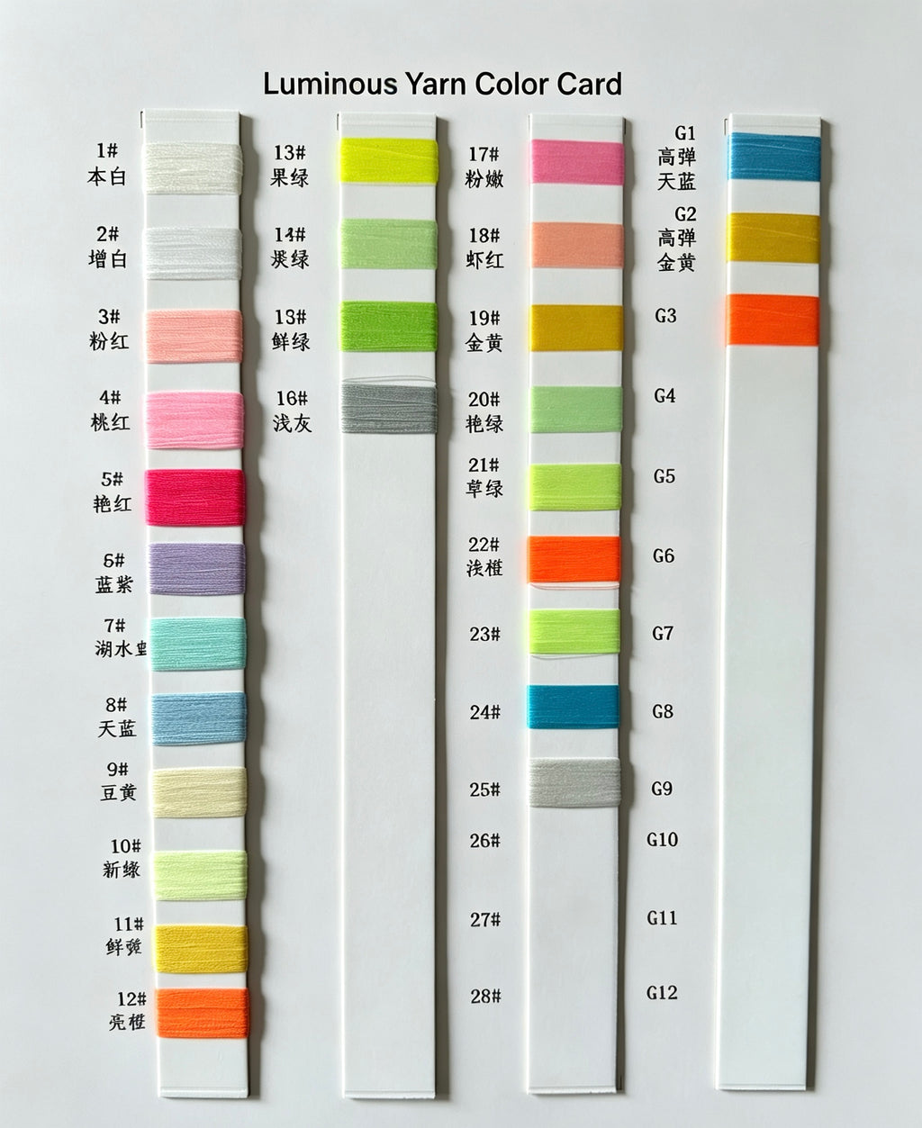 150D Luminous Polyester Yarn | Glow In The Dark Embroidery Thread