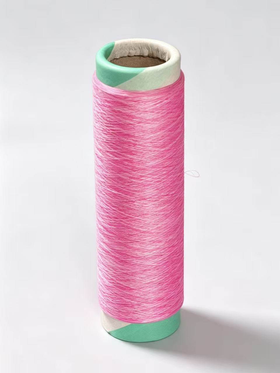 150D Polyester Twisted Space-Dyed Yarn  – Multi-Color Textured Effect | Custom Color & Spec | 1kg/Cone