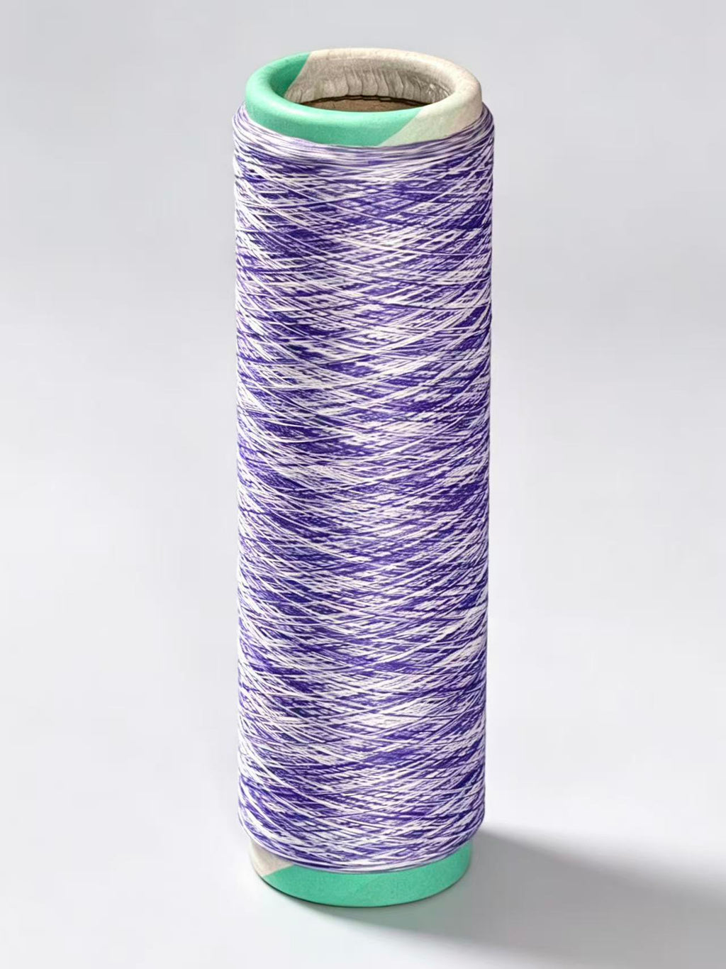 150D Polyester Twisted Space-Dyed Yarn  – Multi-Color Textured Effect | Custom Color & Spec | 1kg/Cone