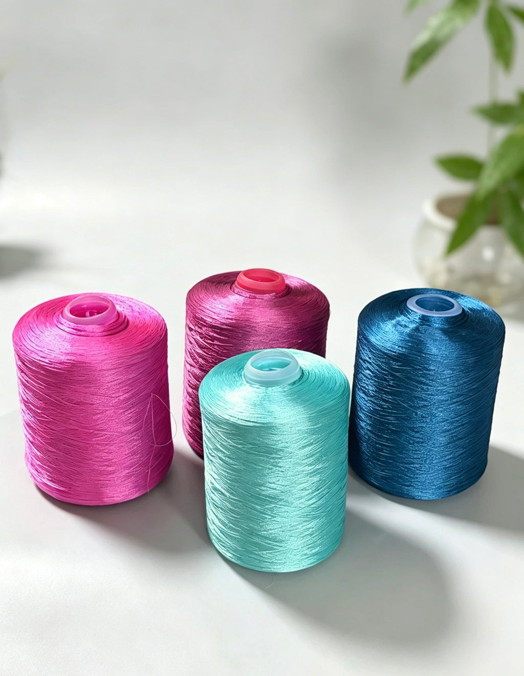 300D FDY Bright Twisted Polyester Yarn – High Luster | Custom Color & Spec | 1kg/Cone