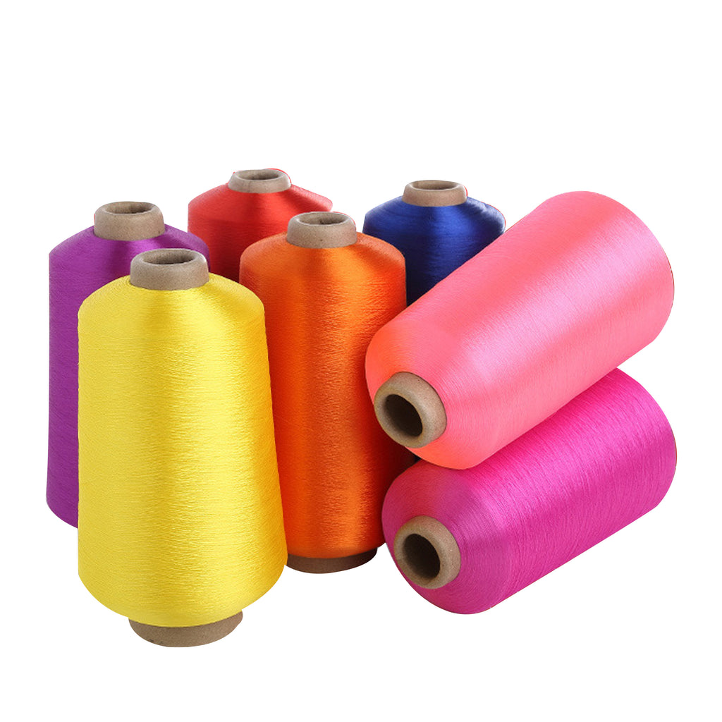 FDY 150D Bright Polyester Yarn – Customizable Color & Spec | 1kg/Cone