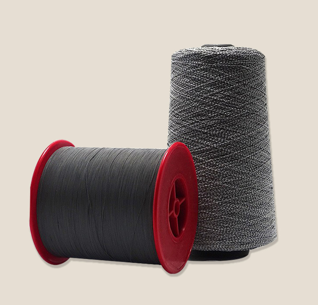 75D Polyester Reflective Twisted Yarn with 0.25mm Reflective Strip | High Visibility Thread for Embroidery & Garment Sewing